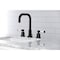 Kingston Brass FSC8930DPL Paris Widespread Bathroom Faucet W/ Brass Pop-Up, Matte Blk FSC8930DPL - alternate 6